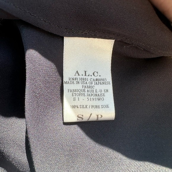 A.L.C silk button down blouse S - Picture 4 of 4